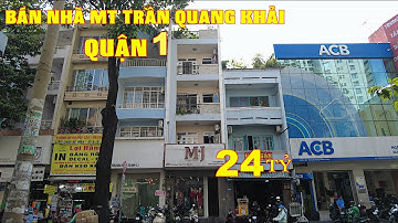 Giảm 4 tỷ Bán Gấp Nhà Mặt Tiền Trần Quang Khải Quận 1. Giá: 24 tỷ Liên Hệ:0934080888 Mr Thắng