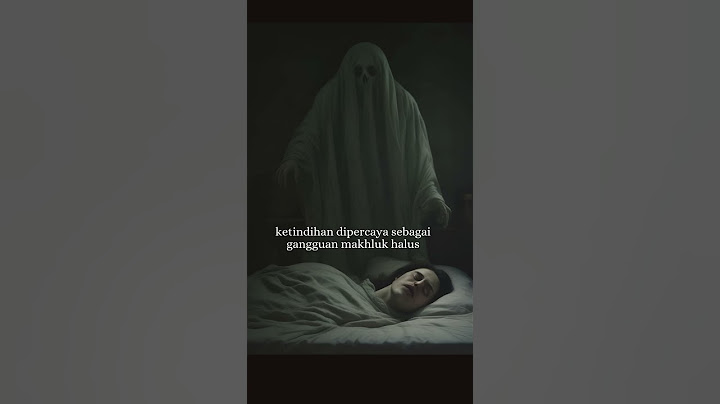 Apakah kamu pernah merasa ketindihan saat tidur? #horror #ceritahoror
