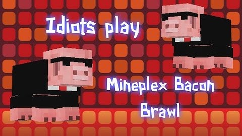 Idiots play mineplex bacon brawl