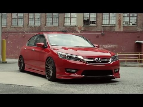 Red Honda Accord on Vossen VFS2 Wheels YouTube