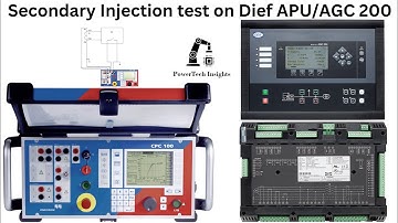 Secondary Injection Testing on APU | AGC 200 HV Protection Relay  with Omicron CPC 100