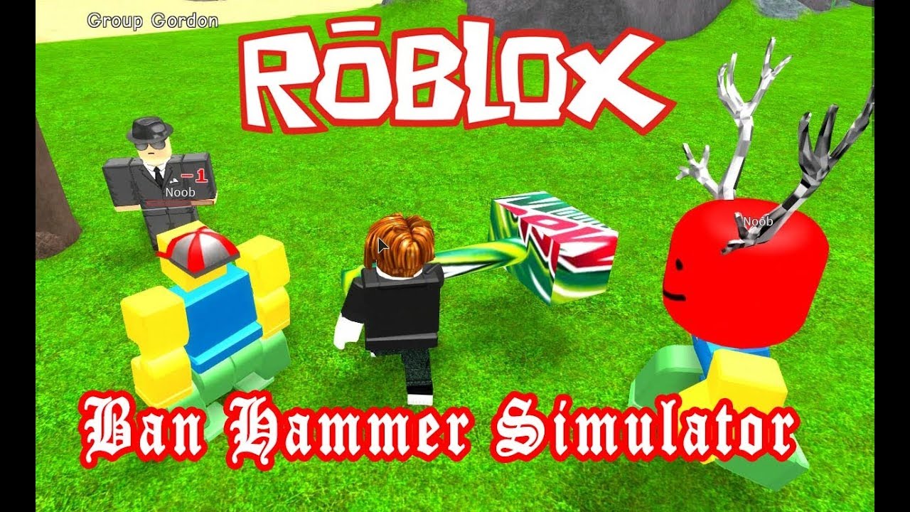 I Baned Noobs With Closet Ban Hammer Simulator Roblox - roblox ban hammer simulator group