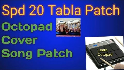 Tip Tip Barsa Pani l Octopad Cover Song Patch l Bollywood ll Tutorial Video l Mani Octopad