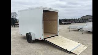 2025 Cross Trailers Cargo Trailer 6X10 Single Axle Ramp D...