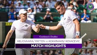 Top seeds FLYING 💥 | Heliovaara/ Patten vs Kokkinakis/ Kovacevic | Highlights | Wimbledon 2026
