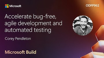 Accelerate bug-free agile development and automated testing | ODFP962