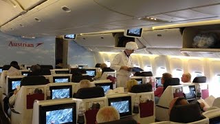 Austrian Airlines Flight Review 777 Chicago to Vienna