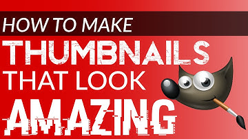 How To Make A YouTube Thumbnail In Gimp For Free
