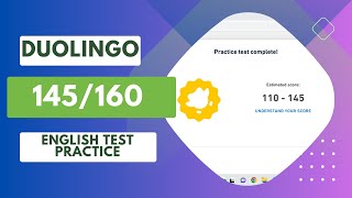 Duolingo English test practice | 145 out of 160 in Duolingo English test practice screenshot 4