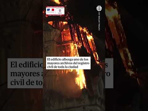 Espectacular incendio en un Ayuntamiento del distrito 12 de París sin víctimas #Incendio #París