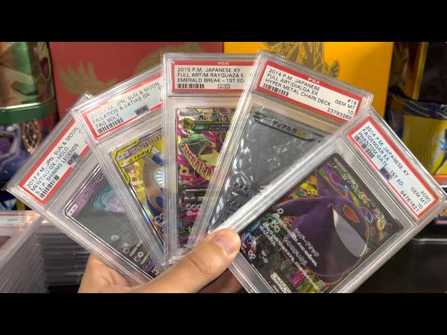 My Japanese XY and Sun & Moon Full Art Pokemon Card Collection