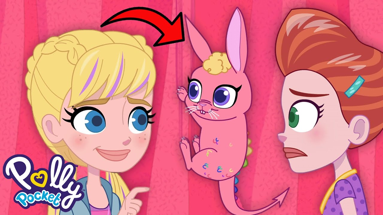 Polly tiene una nueva mascota llamada Confetti | 2 Episodios Completos | Polly Pocket En Español