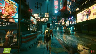 Cyberpunk 2077 Third Person Mod : PC MAX SETTINGS 4K Ray Tracing - RTX 3090 INSANE Graphics Gameplay