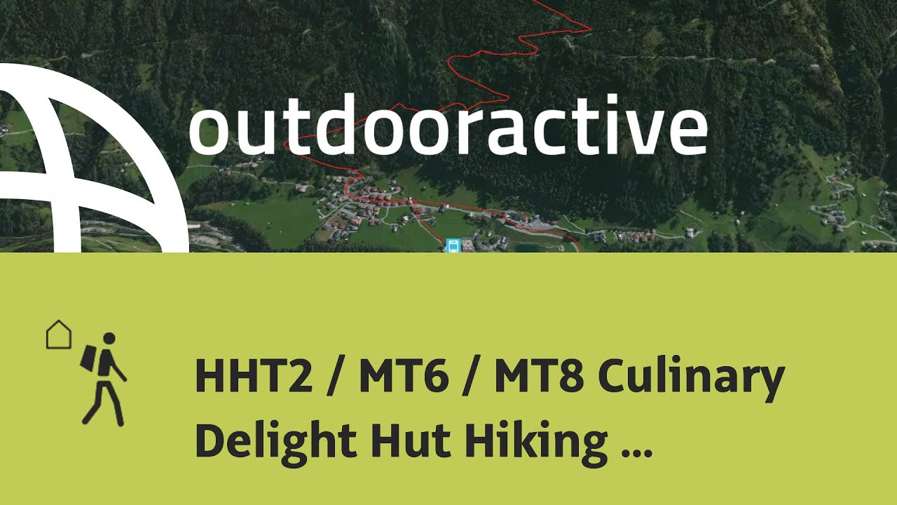 long distance hiking trail in Graubuenden: HHT2 / MT6 / MT8 Culinary Delight Hut Hiking Tour