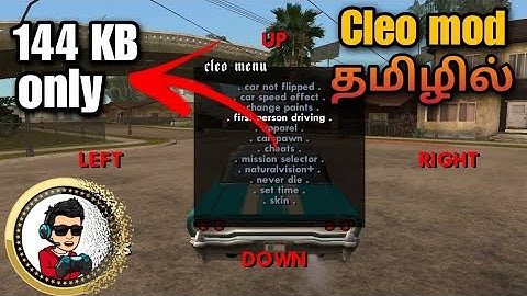 Cleo menu for gta san Andreas Android in Tamil|Cleo mod|cheats|#gtasaandroid #gtasamod #gta #tamil