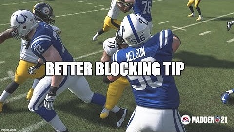Madden 21 Glitches Cheats and Tips - Better Blocking Tip