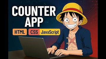 Build a Counter App Using JavaScript | HTML CSS Project for Beginners | Learn DOM Manipulation |