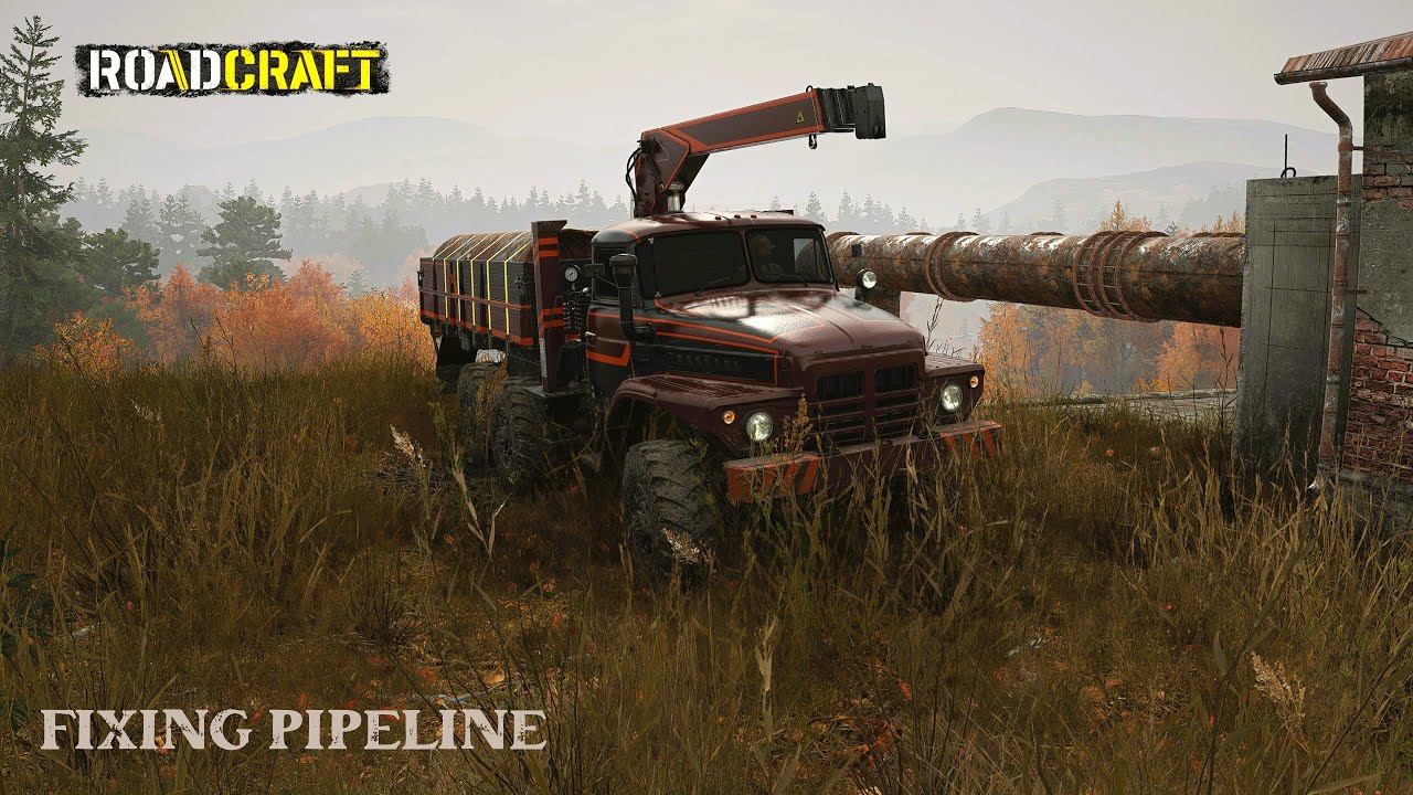 ROADCRAFT: Pipeline Repair from the Pumping Station | Construction Gameplay
