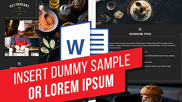 Como colocar o texto Lorem Ipsum no Word?