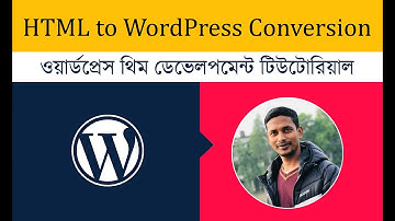 HTML to WordPress Step by Step 💻 WordPress Theme Development Bangla Tutorial 2024 🔴 Lesson 3