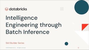 Intelligentie-engineering door middel van batch-inferentie
