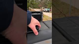 Check out my New Tonneau Cover from Worksport #worksport #sponsored #dodgeram