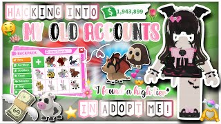 Celebrity Hacking into my OLD ADOPT ME ACCOUNTS 🤑💓 // PixiePatch ROBLOX 🧚😨 Net Worth