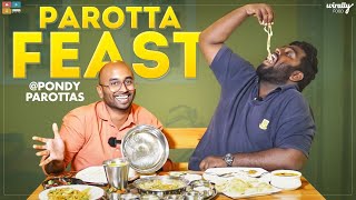 Trying Tamil Nadu style parottas || Exploring Tamil food || Wirally Food || Tamada Media