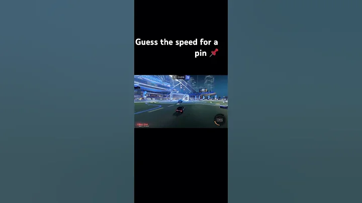 Guess the speed for a pin #rocketleague #rl #pinch