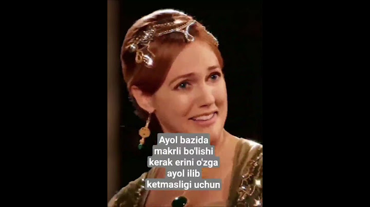 Ayol ba'zida makirli bo'lishi kerak 😉