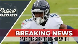 Jonnu Smith Signs with the Patriots screenshot 3