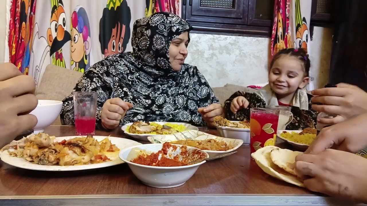 تعالوا شوفوا فطار 15 يوم رمضان  وكل سنه وانتم طيبين