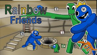 RAINBOW FRIENDS vs. AMONG US! (Cartoon Animation)#rainbowfriends #animation #shorts