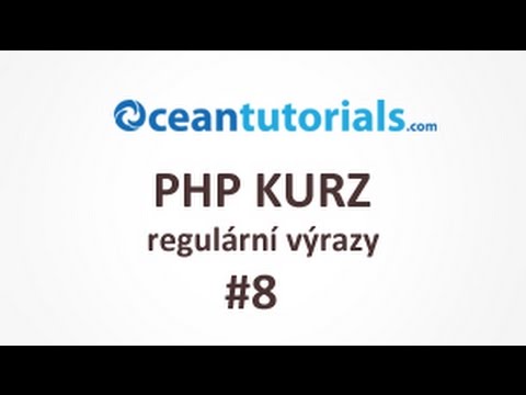 PHP kurz - #8 regulární výrazy