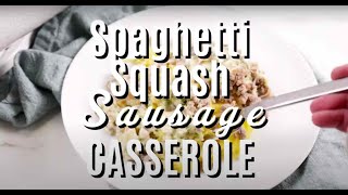Keto Spaghetti Squash Casserole Recipe