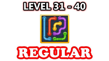 Line Puzzle: Pipe Art - Regular Pack Level 31 - 40 - Walkthrough
