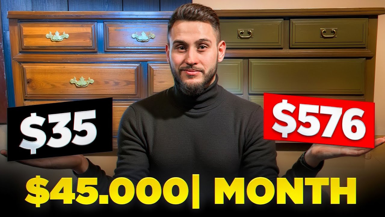 How to Flip Antique Furniture for Profit - YouTube