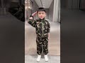 )Moms, our spring/autumn camouflage outfit set is here!There are children at homeThis is how to dre