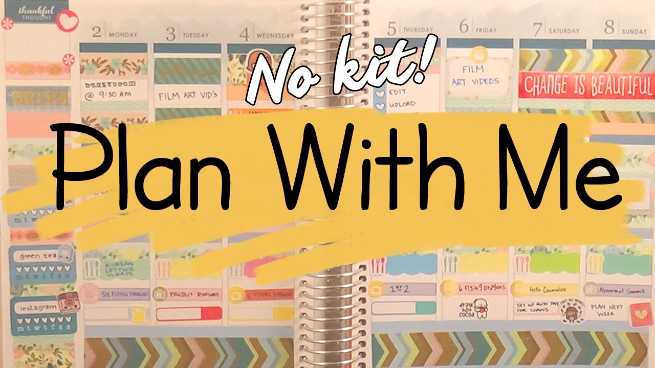 No Kit ECLP Vertical Plan with Me