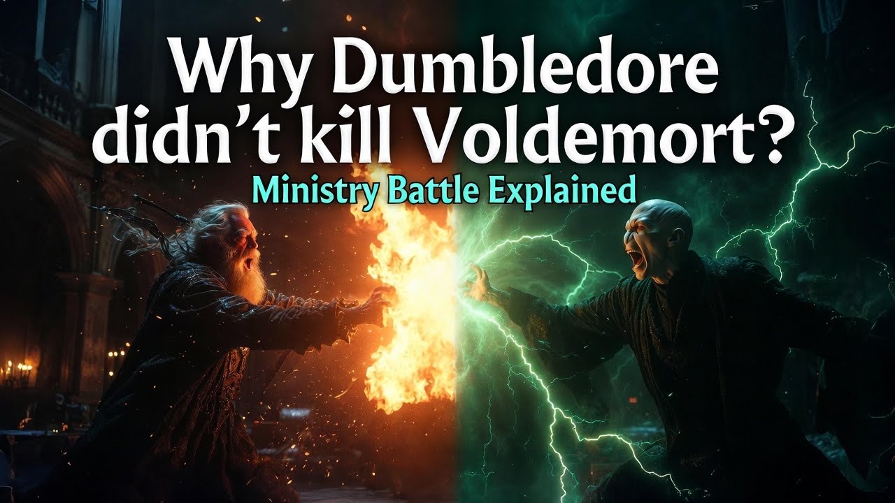 Why didn't Dumbledore kill Voldemort? (Ministry Battle Explained)