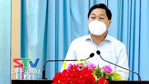 STV - Phó Chủ tịch UBND tỉnh Sóc Trăng Lâm Hoàng Nghiệp công bố Quyết định số 2093/QĐ-UBND