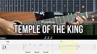 Temple of the King - Rainbow | EASY Guitar Lessons TAB for Beginners - Guitar Tutorial