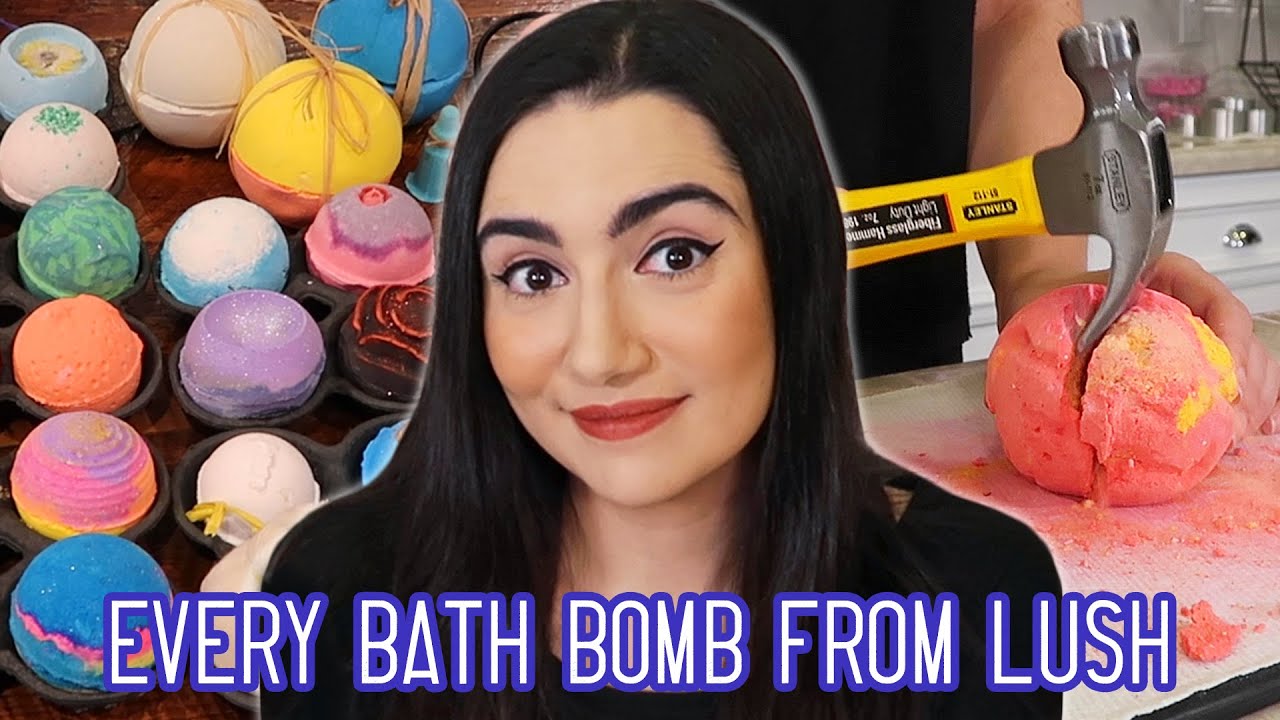 Mixing Every Bath Bomb From Lush Together