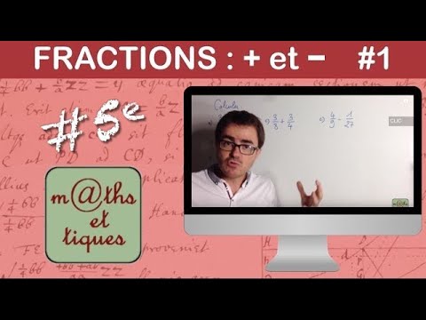 Vidéo: Comment Soustraire Des Fractions