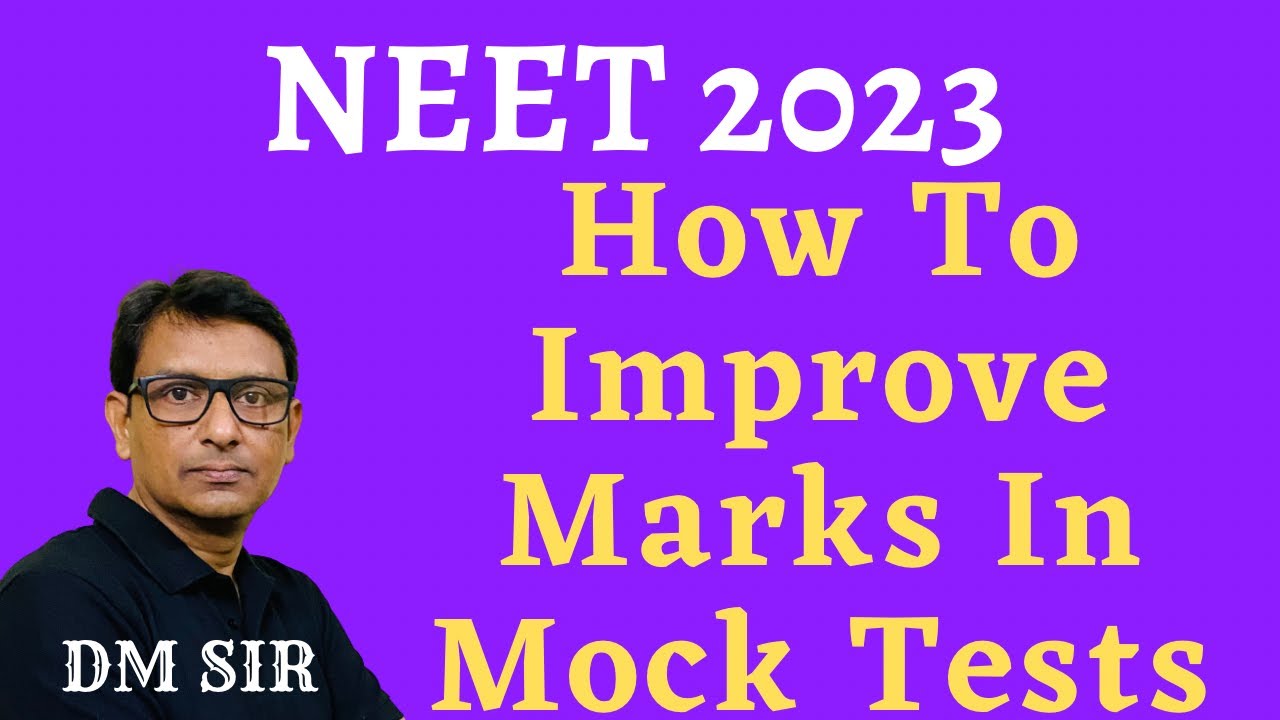 How To Improve Marks In NEET MOCK TESTS - YouTube