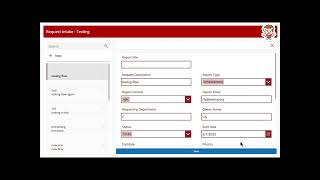 Report Request Intake PowerApp project