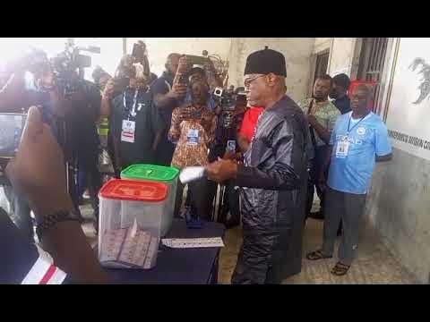 Rivers LG Polls: FCT Minister Nyesom Wike Casting his ballot | NTA
