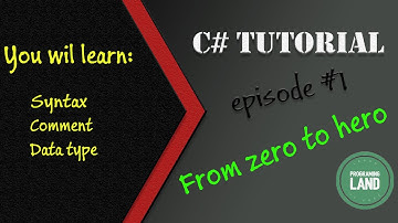 C# programing tutorial (from zero to hero) | Episode 1