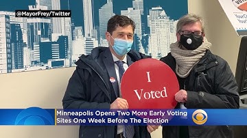 Week Before Election, Minneapolis Opens Two More Early Voting Sites