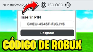 ESSE CÓDIGO DE ROBUX GRÁTIS TE DEIXA MUITO RICO NO ROBLOX